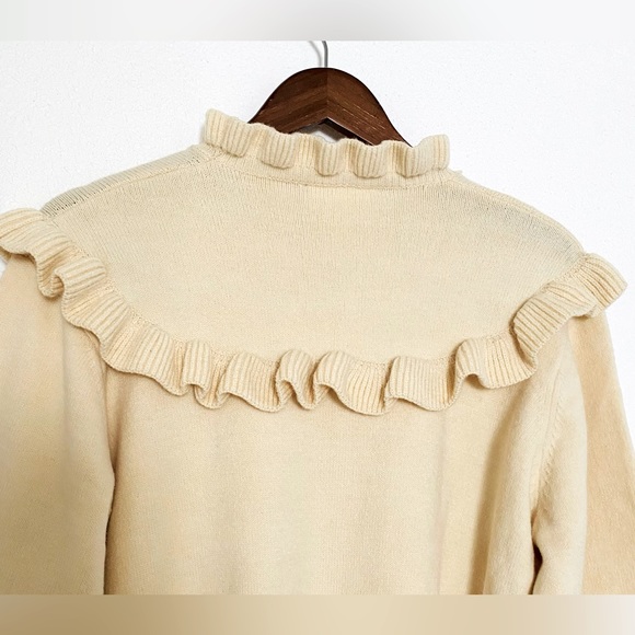 NWOT HYACINTH HOUSE Ruffle Ramona Sweater - Picture 9 of 10